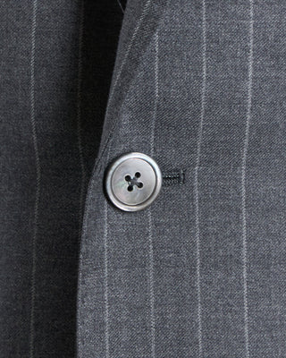 Luigi Bianchi Mantova Vitale Barberis Canonico Pinstripe Suit Grey 1 4