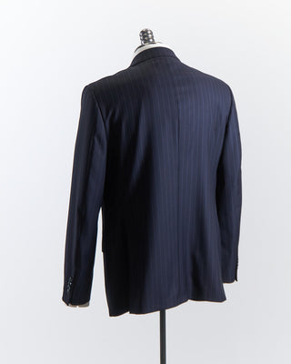 Luigi Bianchi Mantova Vitale Barberis Canonico Pinstripe Suit Navy 1 1