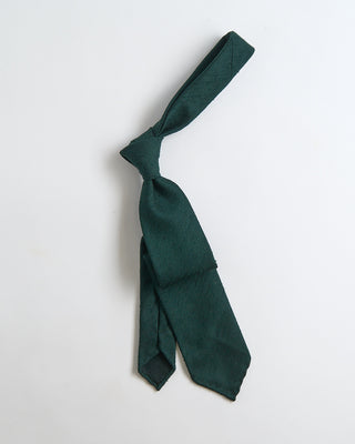 Paolo Albizzati Green Shantung Silk Tie Green 397