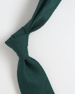 Paolo Albizzati Green Shantung Silk Tie Green 398