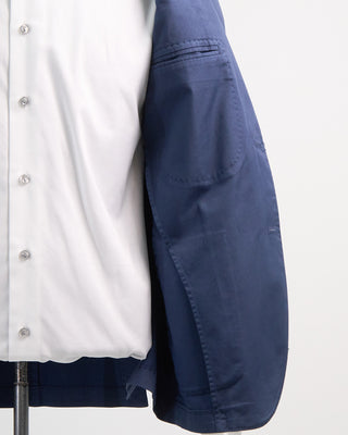 L.B.M. 1911 Stretch Cotton Twill Garment Dyed Soft Sport Jacket Navy 1 4