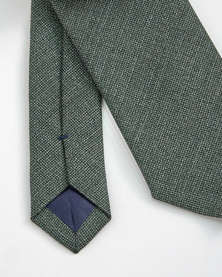 Paolo Albizzati Solid Woven Tie Green 1 1