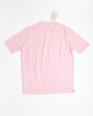 Filippo De Laurentiis Crêpe Cotton High Crewneck T Shirt Pink 0 5