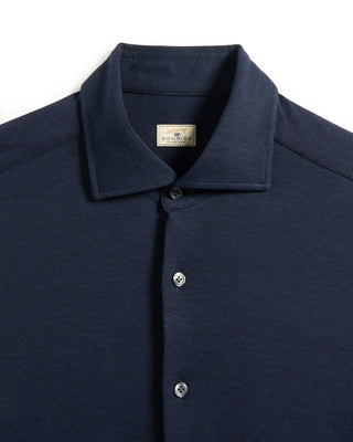Sonrisa Navy Cotton Lyocell Lux Jersey Shirt Navy 17 8657