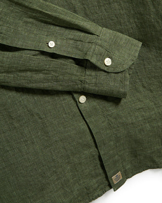 Sonrisa Washed Linen Green Shirt Green 11 8652