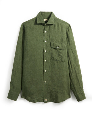 Sonrisa Washed Linen Green Shirt Green 2 8648