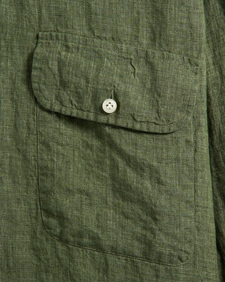 Sonrisa Washed Linen Green Shirt Green 6 8650