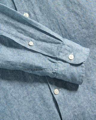 Sonrisa Blue Birdseye Linen Shirt Blue 18 8647