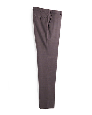 Luigi Bianchi Mantova Micro Houndstooth Wool Stretch Suit Mauve 5 8768