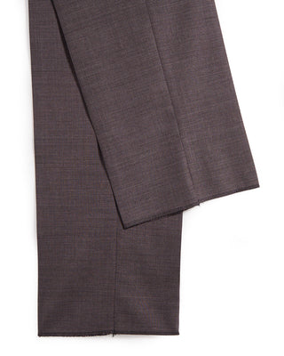 Luigi Bianchi Mantova Micro Houndstooth Wool Stretch Suit Mauve 7 8770
