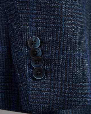 Luigi Bianchi Mantova Loro Piana Silk Air Luxury Sport Jacket Blue 7 2465