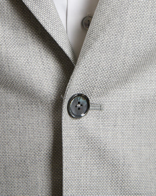 L.B.M. 1911 The Essential Summer Hopsack Soft Jacket Silver 1286