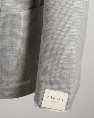 L.B.M. 1911 The Essential Summer Hopsack Soft Jacket Silver 1288