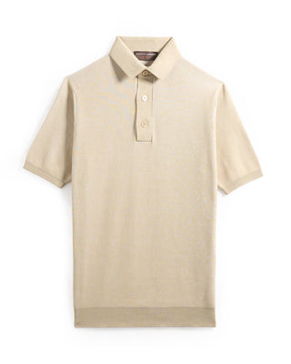 Two Tone Ribbed Polo