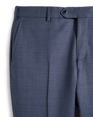 Luigi Bianchi Mantova Micro Houndstooth Wool Stretch Suit Light Blue 3 8750