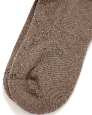 Marcoliani Soft Plush Donegal Sneaker Socks Taupe  3