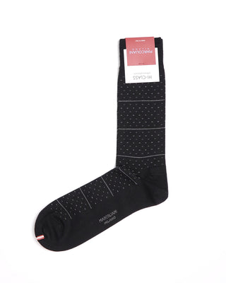 Marcoliani Soft Modal Micro Stitch Socks Black 
