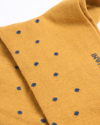 Marcoliani Caramel Lana Extrafine Merino Polka Dot Socks Caramel 4342