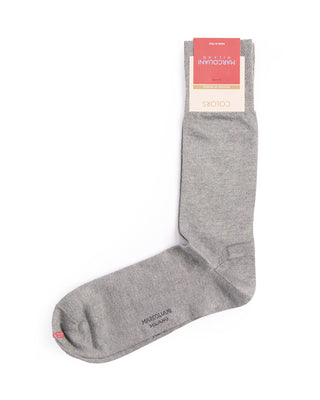Marcoliani Ice Grey Mousse Of Modal Plain Dress Socks Ice Grey 2 4379
