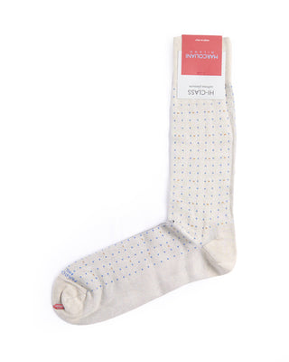 Marcoliani Ice Grey Mousse Of Modal Micro Dots Socks Ice Grey 1 4302