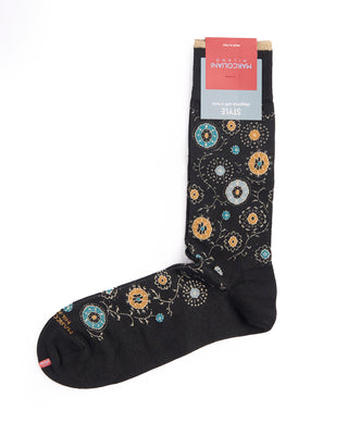 Marcoliani Black Mousse Of Modal Patna Decor Socks Black 1 4364