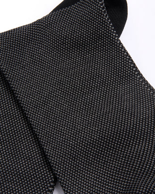 Marcoliani Black Pima Cotton Birdseye Socks Black 4537
