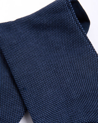 Marcoliani Navy Pima Cotton Birdseye Socks Navy 3 4523