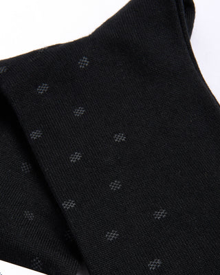 Marcoliani Black Mousse Of Modal Micro Polka Socks Black 5 4547
