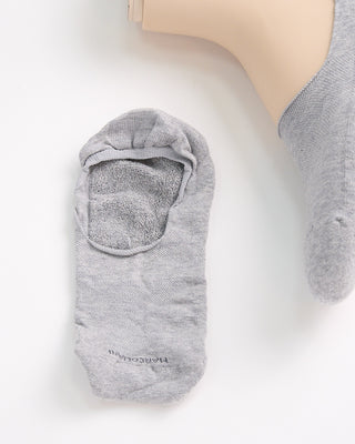 Marcoliani Pima Cotton Invisible Touch Microcushion Socks Silver  2