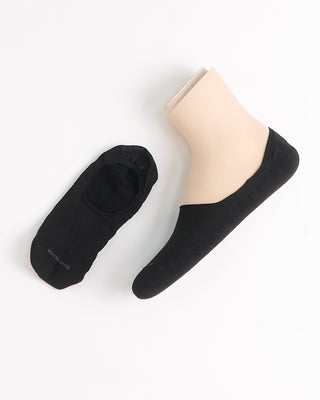 Marcoliani Pima Cotton Invisible Touch Microcushion Socks Black 