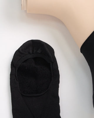 Marcoliani Pima Cotton Invisible Touch Microcushion Socks Black  1