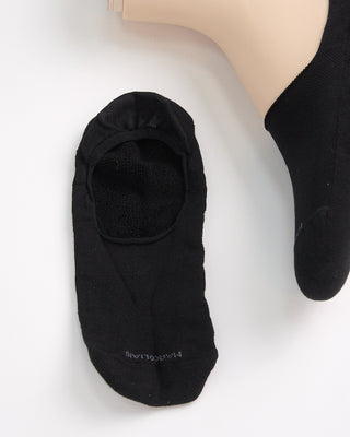 Marcoliani Pima Cotton Invisible Touch Microcushion Socks Black  2