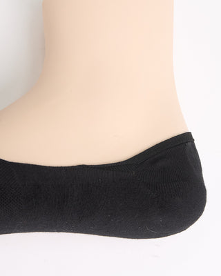 Marcoliani Pima Cotton Invisible Touch Microcushion Socks Black  3