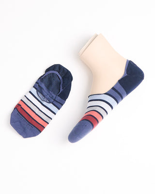 Marcoliani Pima Cotton Invisible Bellagio Stripe Socks Multi 