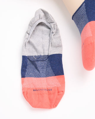 Marcoliani Pima Cotton Invisible Touch Colourblocking Socks Multi  1