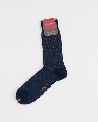 Marcoliani Mini Dot Socks Navy 1 1
