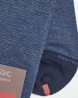 Marcoliani Extrafine Merino Striped Socks Navy 0 1