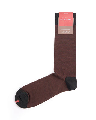 Marcoliani Extrafine Merino Striped Socks Charcoal 1 4334