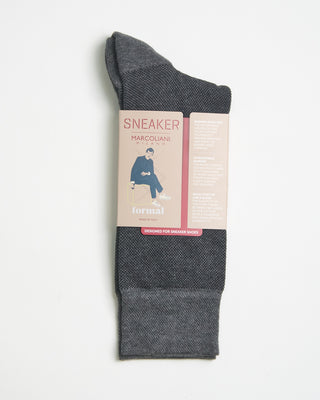 Marcoliani Pima Cotton Birdseye Socks Charcoal 0