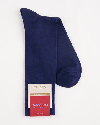 Marcoliani Mousse Of Modal Dress Socks Blueberry 3 885