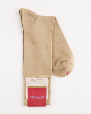 Marcoliani Mousse Of Modal Dress Socks Khaki 2 888