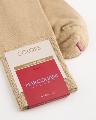 Marcoliani Mousse Of Modal Dress Socks Khaki 889