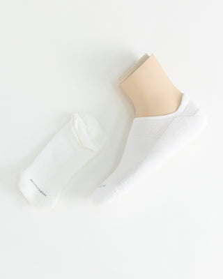 Marcoliani Solid Sneaker Socks White 1