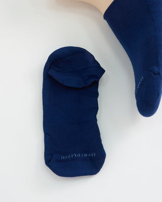 Marcoliani Solid Sneaker Socks Blue 1 2