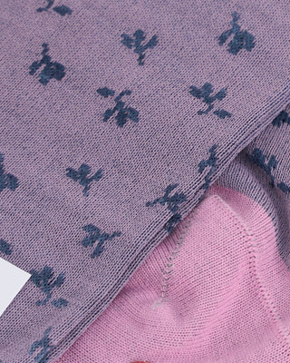 Marcoliani Mini Floral Print Socks Pink 1 3