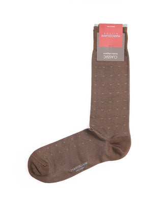 Marcoliani Pima Cotton Volo Socks Brown 1 4311