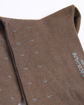 Marcoliani Pima Cotton Volo Socks Brown 4310