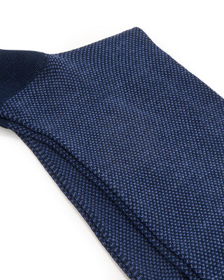 Marcoliani Pima Cotton Birdseye Navy 3 7931