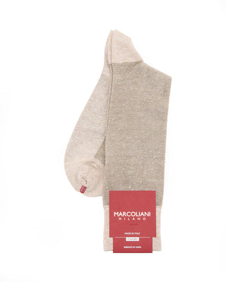 Marcoliani Linen  Cotton Piquè Beige 1 7863