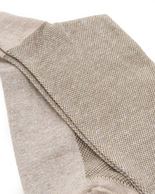 Marcoliani Linen  Cotton Piquè Beige 2 7865
